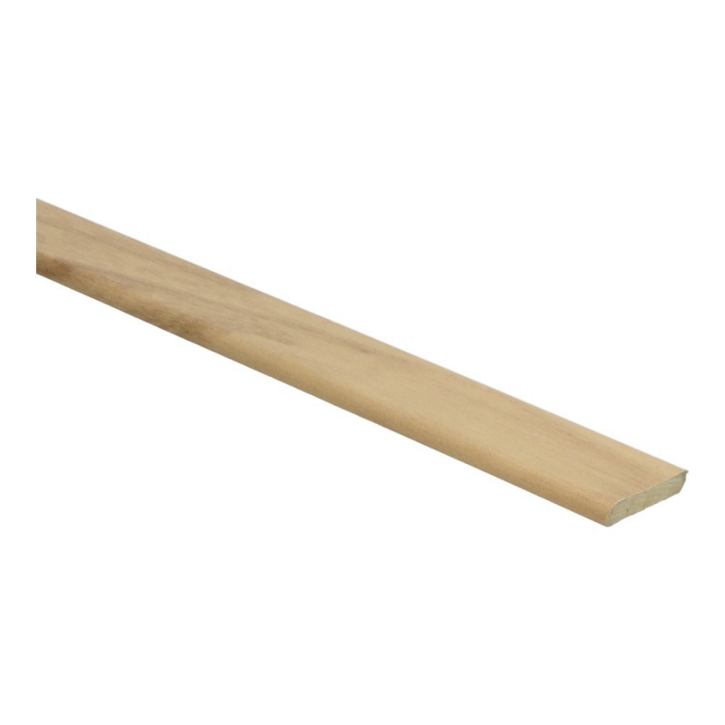 afwerking strip in licht beige eiken kleur met gladde structuur en afgeronde rand