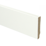 Plint recht 70x12 wit gefolied
