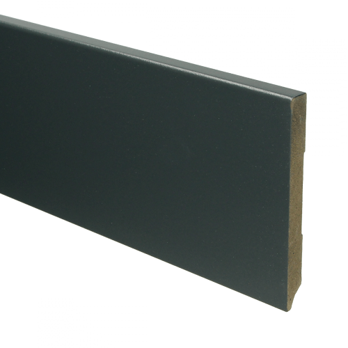 MDF Moderne plint 120 x 12 mm voorgelakt RAL 7016