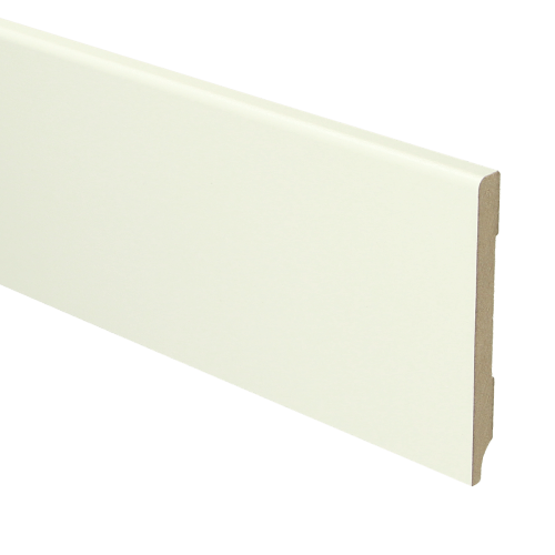 MDF Moderne plint 90 x 9 mm voorgelakt RAL 9010