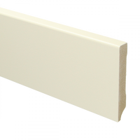 MDF Moderne plint 90x15 mm voorgelakt RAL 9001