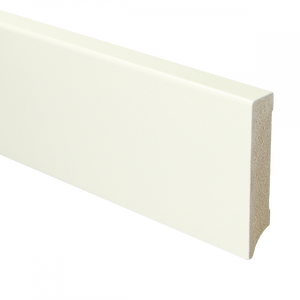 MDF Moderne plint 90 x 18 mm voorgelakt RAL 9010