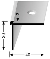 Trapstrip 871 edelstaal t.b.v. PVC