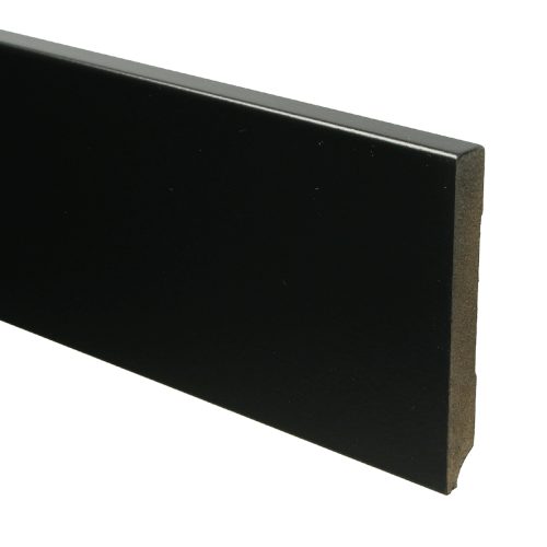 MDF Moderne plint 120 x 15 mm voorgelakt RAL 9005