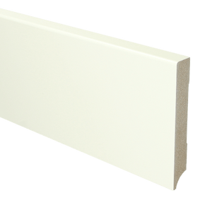 MDF Moderne plint 120 x 18 mm voorgelakt RAL 9010