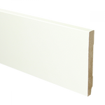 Plint recht 120x15 wit gefolied