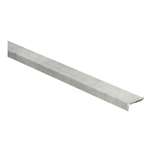Overgangsprofiel in lichtgrijs met een matte structuur, geschikt voor vloerafwerking tussen gelijkvloerse oppervlakken.