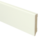 MDF Moderne plint 70x12 voorgelakt RAL 9010