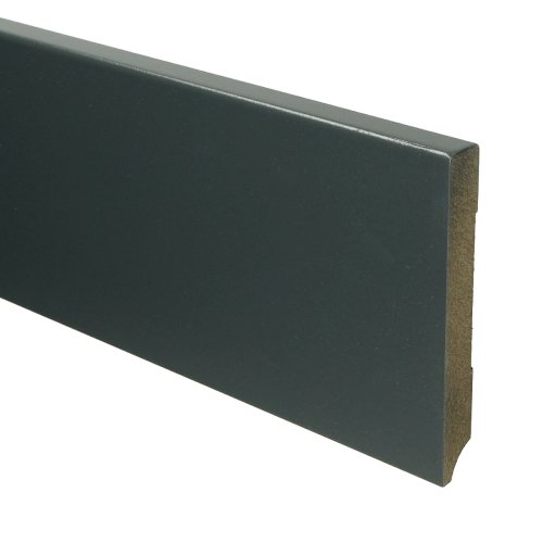 MDF Moderne plint 120 x 15 mm voorgelakt RAL 7016