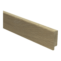 Rechte plint 54x15 mm 17312 Eiken Gelakt