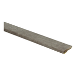 Licht grijsbruine overgangsstrip met houtstructuur en matte afwerking, geschikt voor vloeren.
