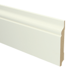 MDF Romantische plint 120 x 15 mm voorgelakt RAL 9010