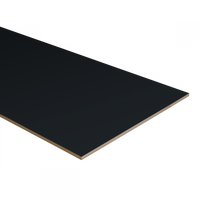 Dubbel stootbord folie 115x40 cm RAL9005/RAL7042