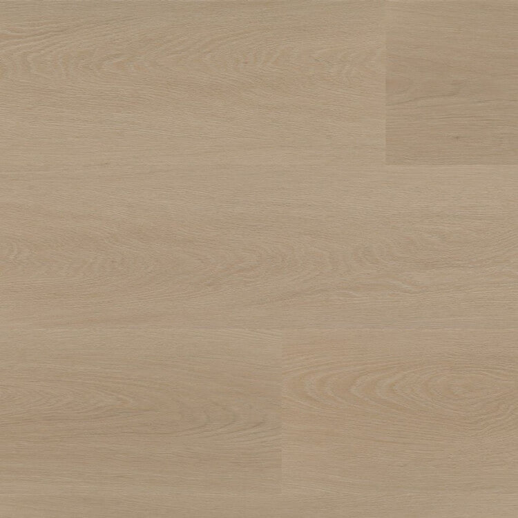 licht beige eiken vloer met natuurlijke houtnerfstructuur en brede planken, glad oppervlak zonder opvallend patroon