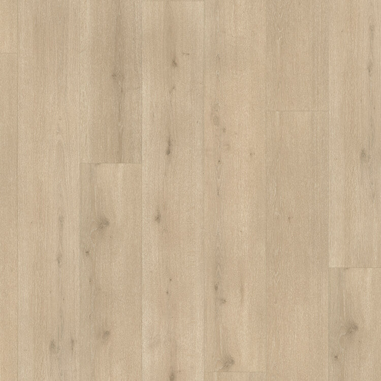 lichte beige eiken vloer met matte structuur en natuurlijke nerven in brede planken patroon