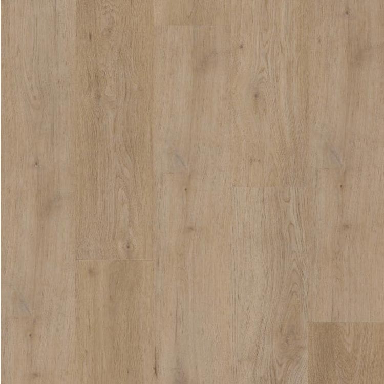 lichte beige eiken vloer met subtiele houtnerfstructuur en grove planken zonder duidelijk patroon