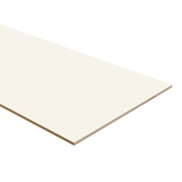 Dubbel stootbord folie 160x40 cm [per 2 verpakt] RAL9010/RAL7043