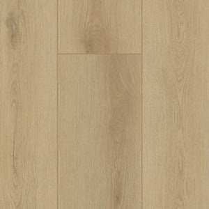 lichte beige eiken vloer met brede planken en een subtiele houtnerfstructuur in een rechte patroonlegging