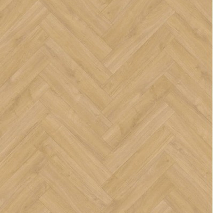 licht beige eiken visgraatvloer met fijne houtstructuur en natuurlijke nerfpatronen