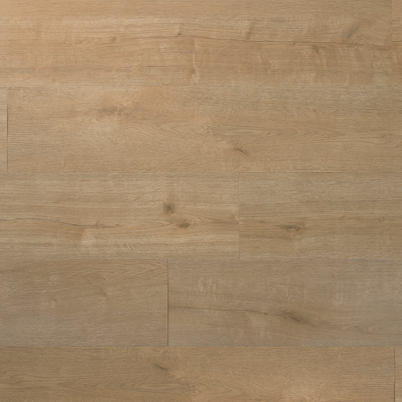 licht beige eiken vloer met brede planken en subtiele houtstructuur met natuurlijke knoesten en nerfpatroon