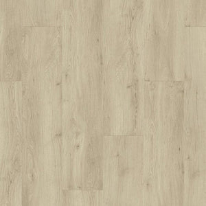 lichte beige eiken vloer met brede planken en subtiele houtnerfstructuur
