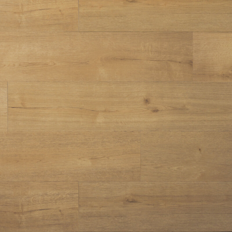 licht beige eiken vloer met brede planken en een subtiele houtnerfstructuur