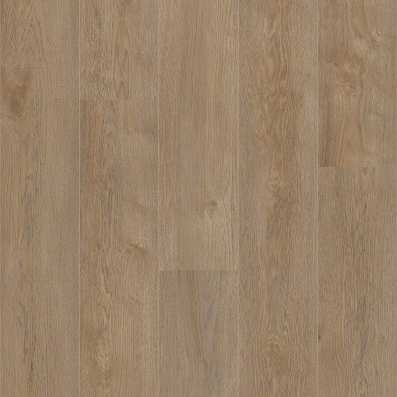 licht bruin eiken vloer met smalle planken en subtiele houtnerfstructuur in een matte afwerking