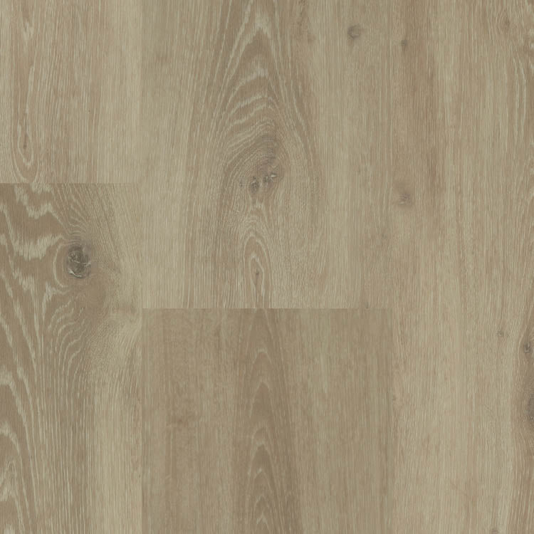licht beige eiken vloer met fijne houtnerfstructuur en subtiele noesten in brede planken