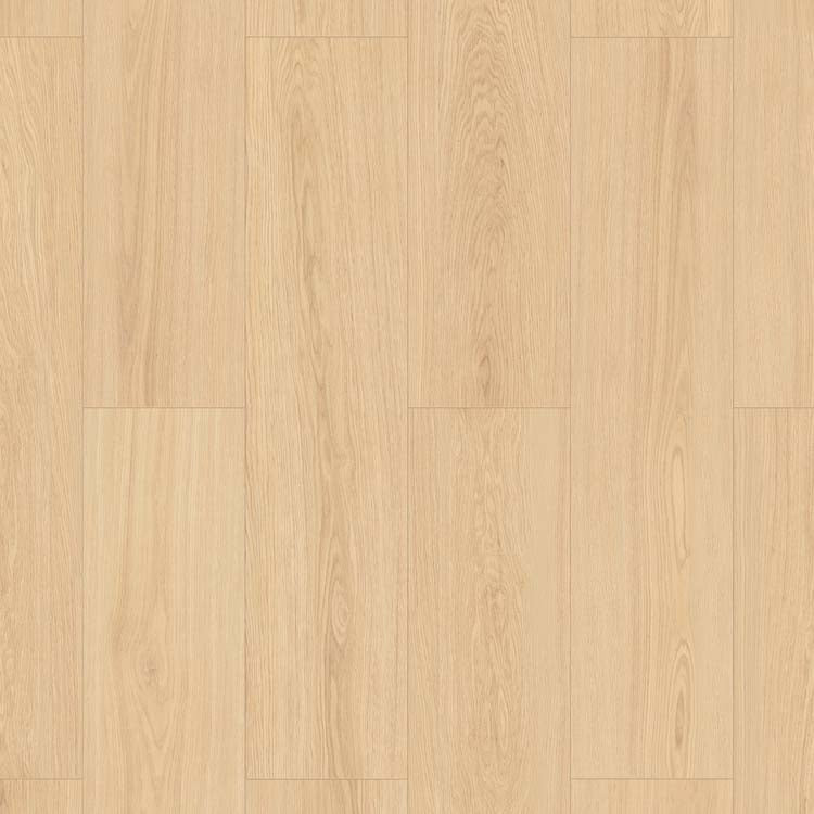 licht eiken vloer met een natuurlijke houtstructuur en brede planken zonder duidelijk patroon