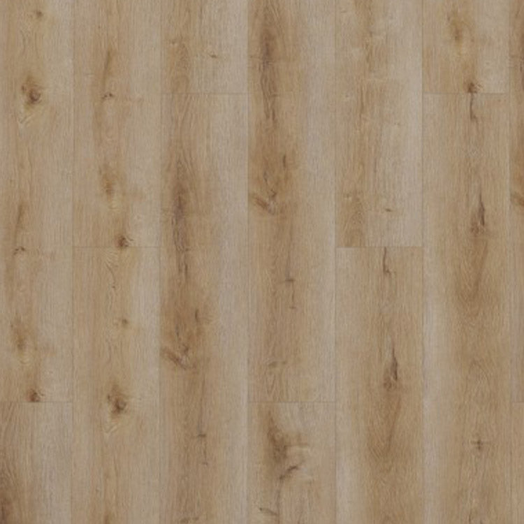 lichte beige eiken vloer met natuurlijke houtnerfstructuur en zichtbare noesten, brede planken zonder patroon