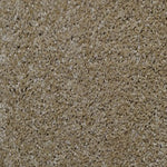 Beige tapijt met een dichte, zachte poolstructuur en een licht gemêleerde kleurtoon.