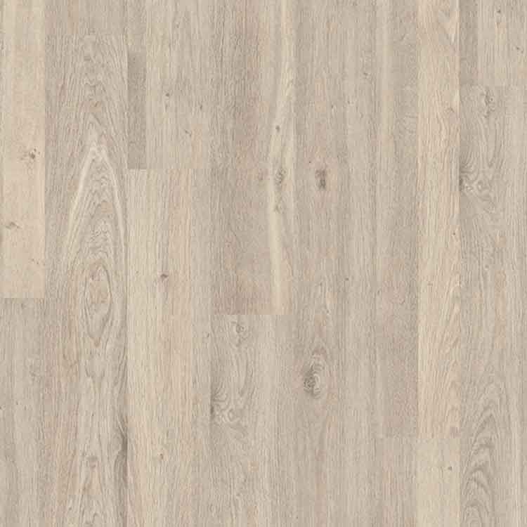 licht grijs beige vloer met recht plankpatroon en fijne houtstructuur met subtiele noesten en nerven
