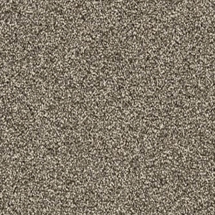 taupe gekleurd tapijt met dichtgesponnen poolstructuur en gemêleerde uitstraling in lichte en donkere tinten