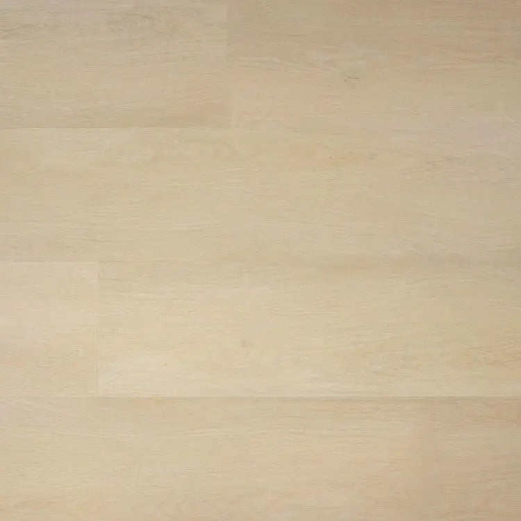 lichte beige vloer in brede planken met subtiele houtstructuur en fijne nerfpatronen