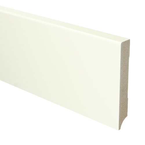 MDF Moderne plint 150x15 voorgelakt RAL 9016