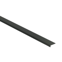 Hoeklijnprofiel Zelfklevend 4 mm t.b.v. PVC Klik Zwart