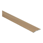 overgangsstrip recht smal met licht beige eiken houtstructuur en matte afwerking