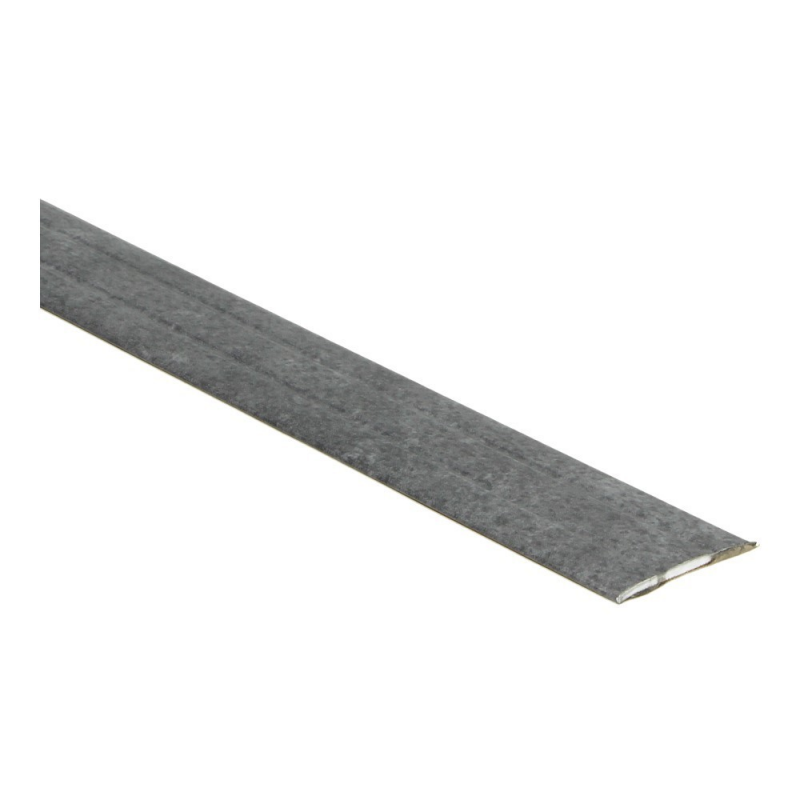 overgangsstrip voor vloeren in staal met licht gegalvaniseerde afwerking en licht metalen structuur, smal model