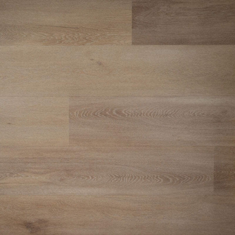 licht beige eiken vloer met brede planken en subtiele houtstructuur, natuurlijke nerfdetails zichtbaar
