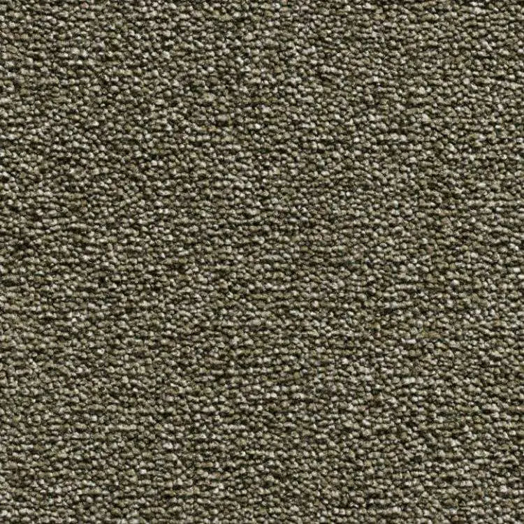 taupe kleuren tapijt met fijne, dichtgeweven poolstructuur dicht tegen elkaar aan