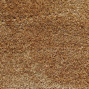 Tapijt met een dichte lusstructuur in warme bruin- en beige tinten met een subtiel gemêleerd effect.
