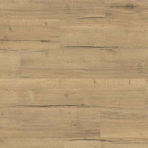 licht beige eiken vloer met een matte afwerking en subtiele houtnerven in een recht gelegd patroon met brede planken