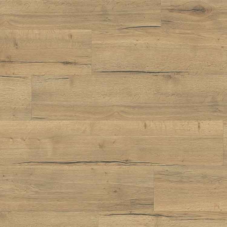 licht beige eiken vloer met een matte afwerking en subtiele houtnerven in een recht gelegd patroon met brede planken