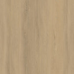 licht beige eiken vloer met subtiele houtstructuur en fijne noesten, brede planken zonder duidelijk patroon