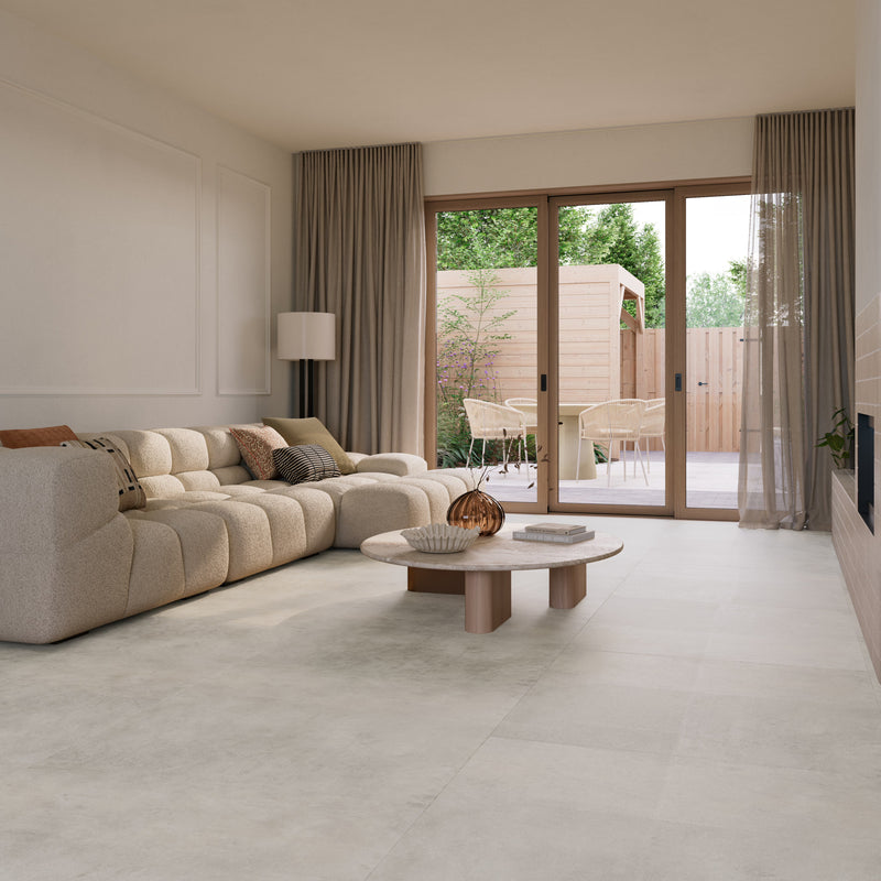Ground Studio Solid Concrete Tegel Vierkant Light Grey