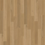 lichte beige eiken vloer met rechte planken en fijne, subtiele houtstructuur zonder zichtbaar patroon