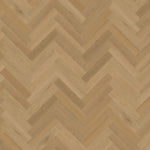 licht eiken visgraatvloer met subtiele houtstructuur en warme beige tinten