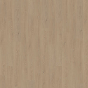 lichte beige eiken vloer met smalle planken en subtiele houtnerfstructuur