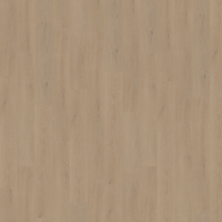 lichte beige eiken vloer met smalle planken en subtiele houtnerfstructuur