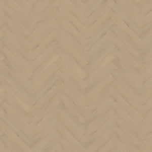 licht beige eiken visgraatvloer met subtiele houtstructuur en smalle planken